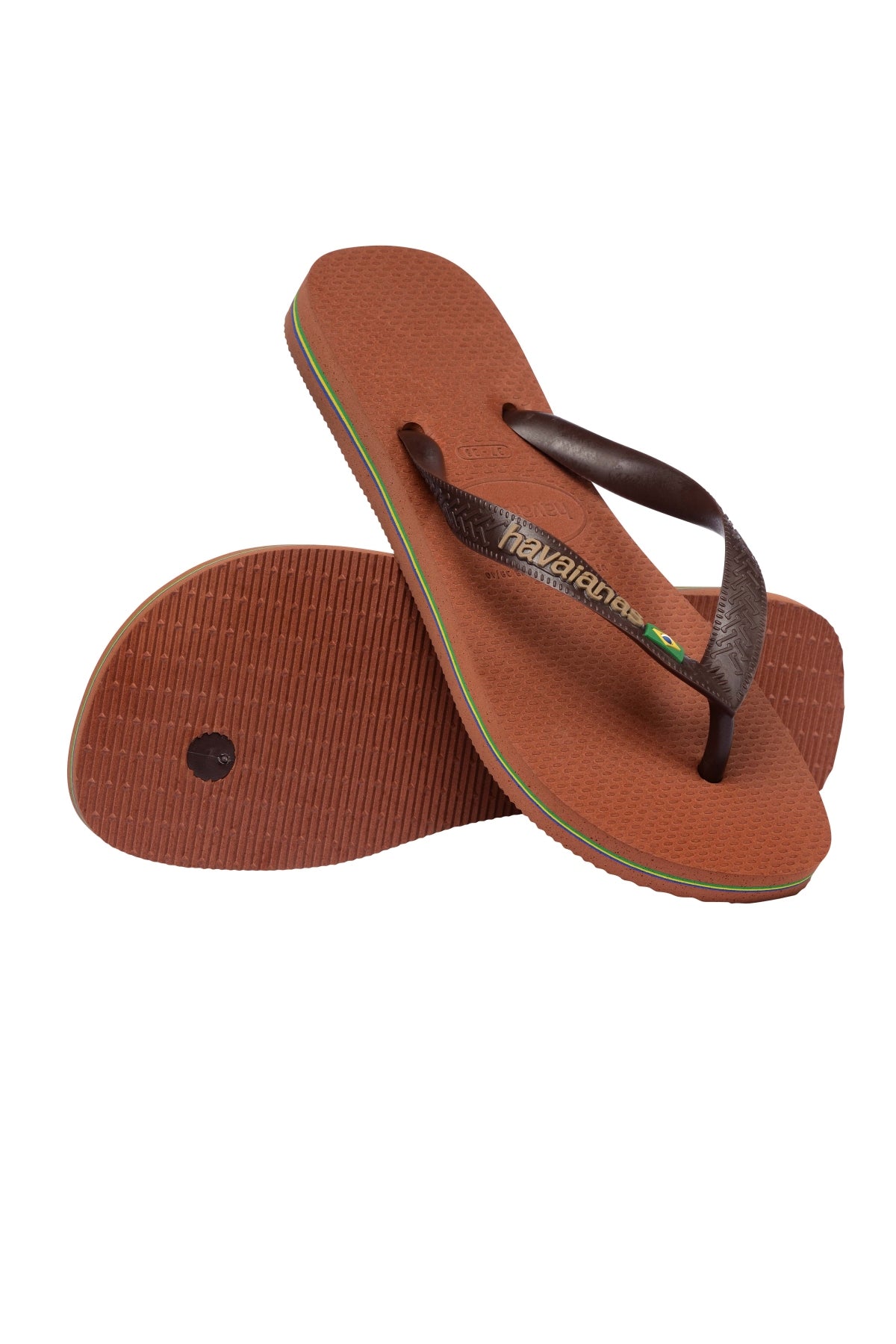 HAVAIANAS  BRASIL LOGO en color MARRON  (4)