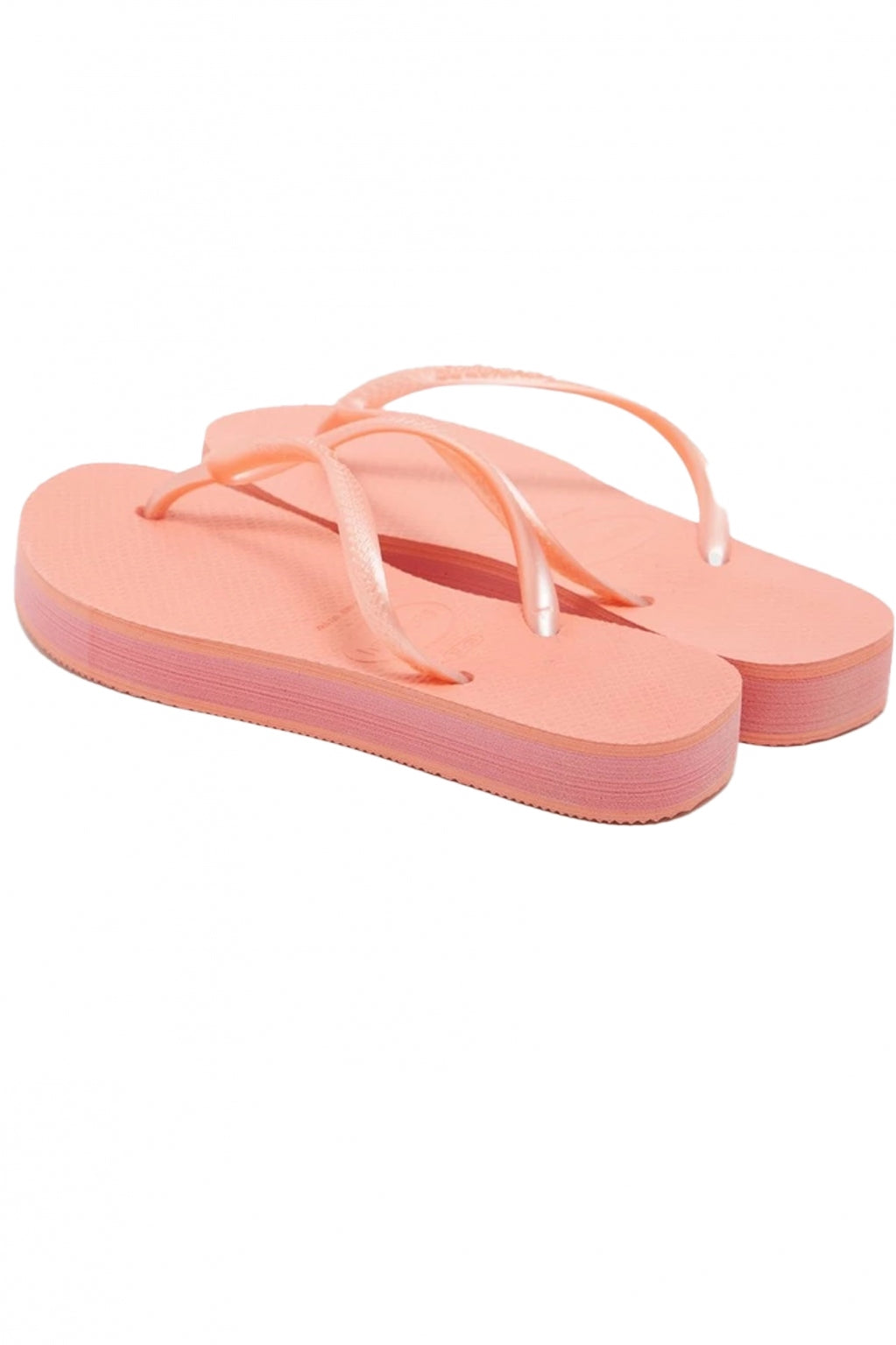 HAVAIANAS SLIM FLATFORM en color PEACH  (3)