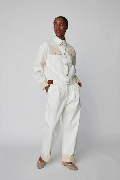 STELLA NOVA TWO-TONED COTTON JAC en color   (4)