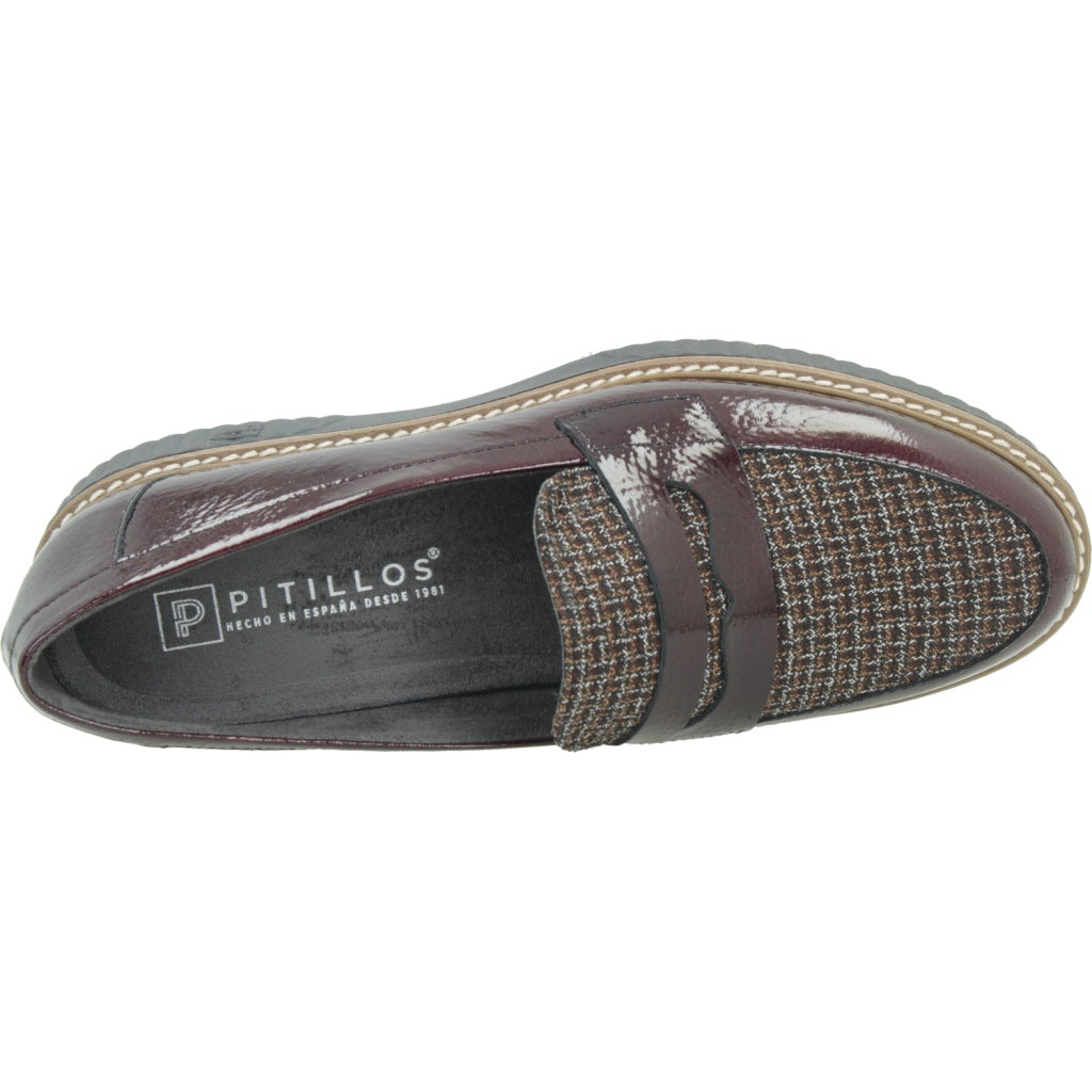 PITILLOS P MOCASIN ANTIF en color BURDEOS  (7)