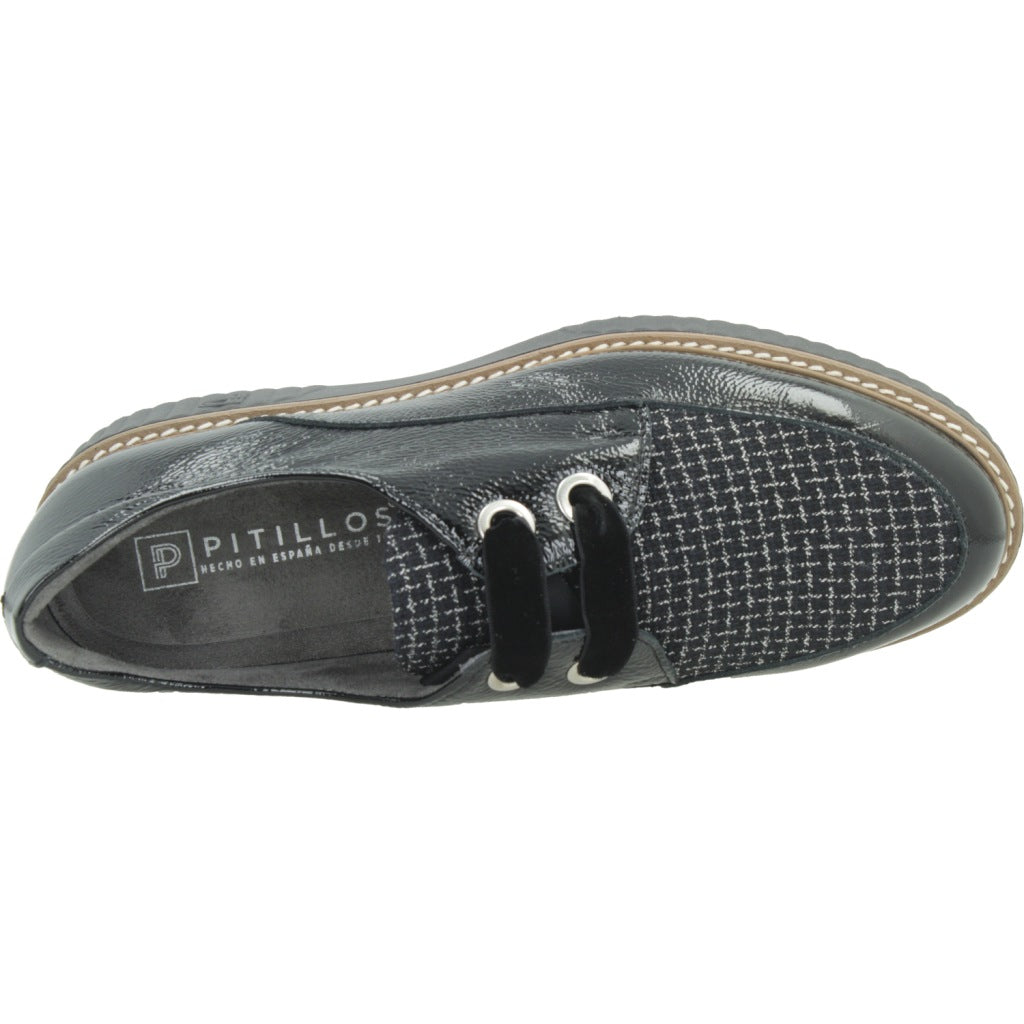 PITILLOS P BLUCHER CORDO en color NEGRO  (7)