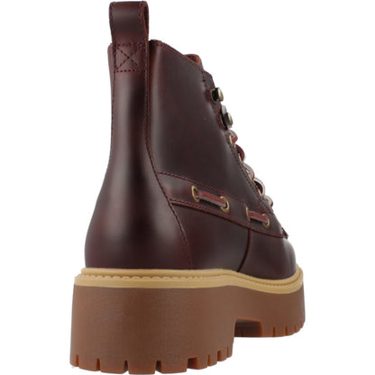 TIMBERLAND STONE STREET MID LAC en color BURGUNDY  (3)
