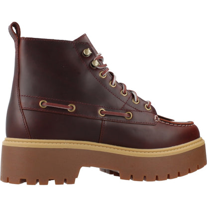 TIMBERLAND STONE STREET MID LAC en color BURGUNDY  (4)