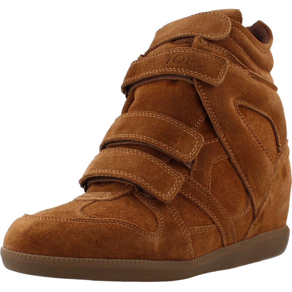 TOP BOTIN SERRAJE en color CAMEL  (1)