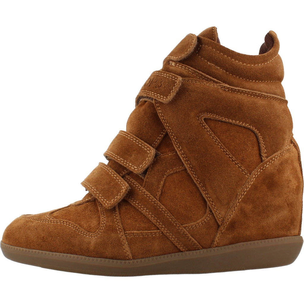TOP BOTIN SERRAJE en color CAMEL  (2)