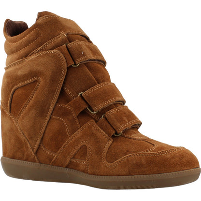 TOP BOTIN SERRAJE en color CAMEL  (5)