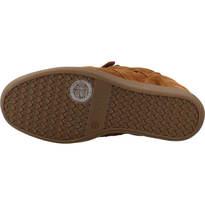 TOP BOTIN SERRAJE en color CAMEL  (6)