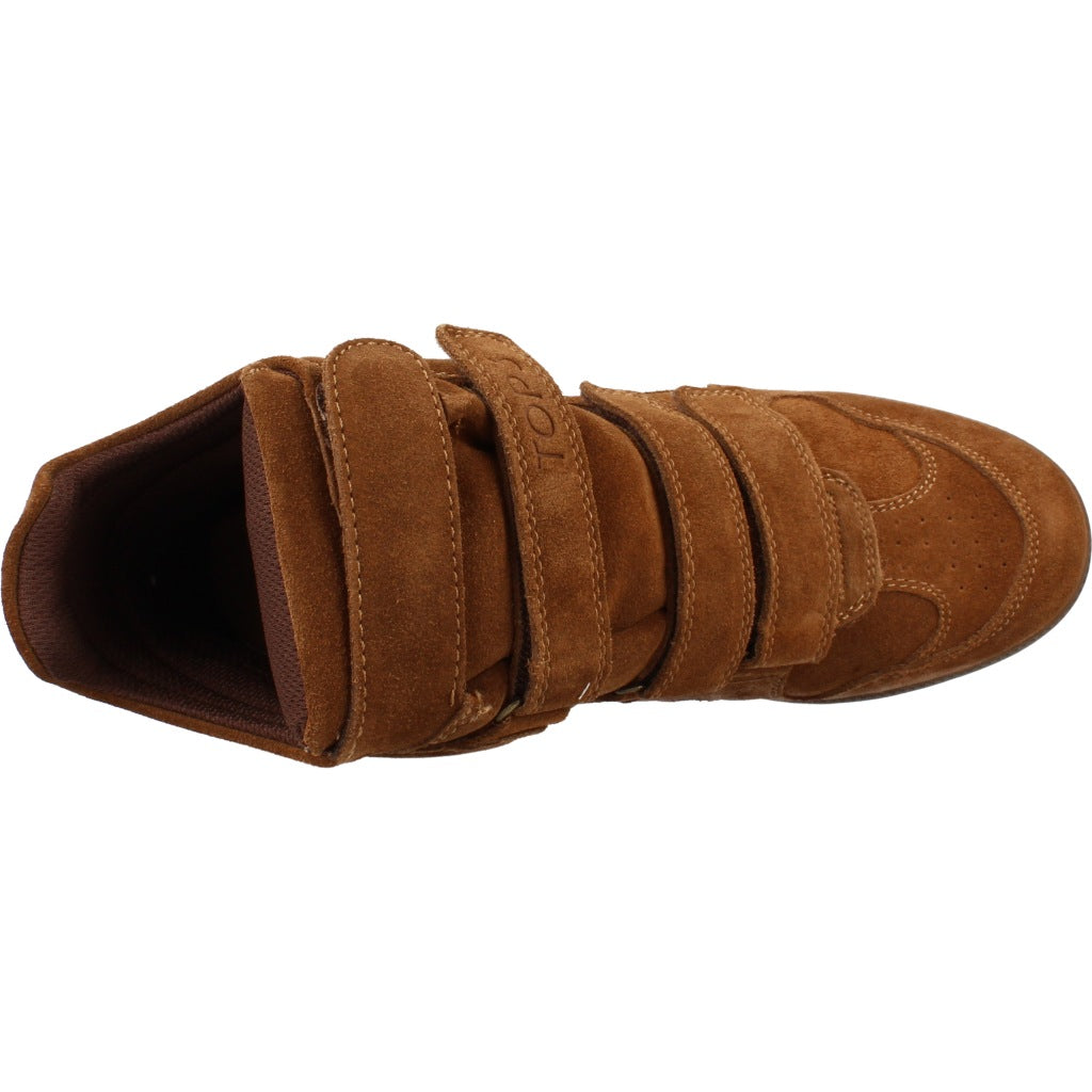TOP BOTIN SERRAJE en color CAMEL  (7)