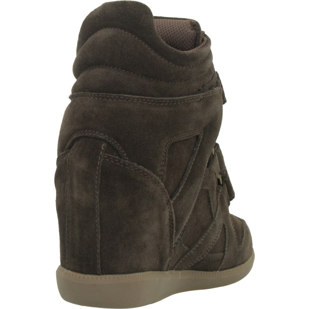 TOP BOTIN SERRAJE en color MOKA  (3)