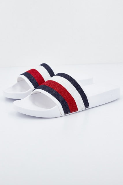 TOMMY HILFIGER SHIMMERY RIBBON POOL en color YBRWHITE  (1)