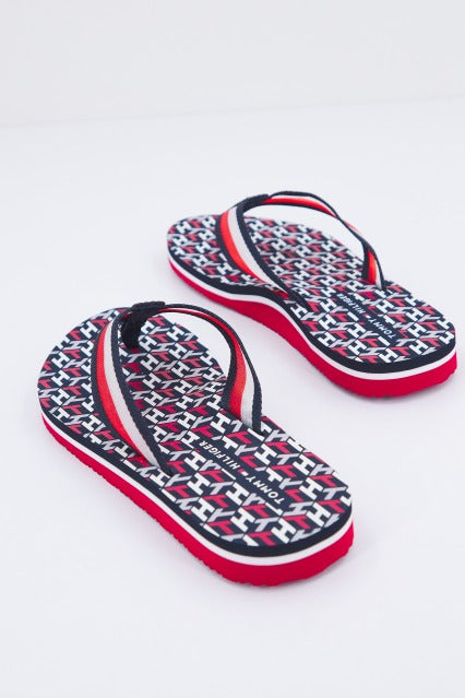 TOMMY HILFIGER TH MONOGRAM FLAT BEA en color DWDESE  (2)