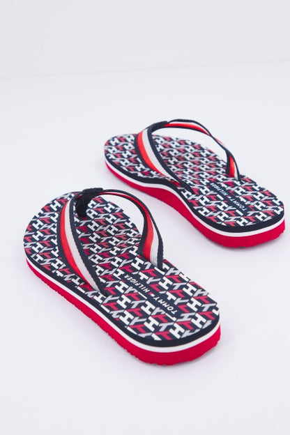 TOMMY HILFIGER TH MONOGRAM FLAT BEA en color DWDESE  (2)