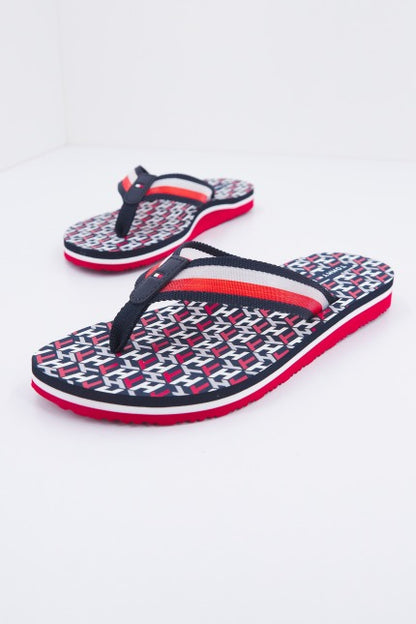 TOMMY HILFIGER TH MONOGRAM FLAT BEA en color DWDESE  (3)
