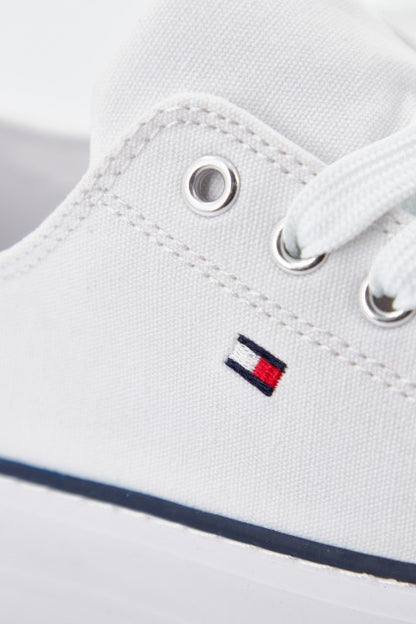 TOMMY HILFIGER BASSA ALLACCIATA en color WHITE  (4)