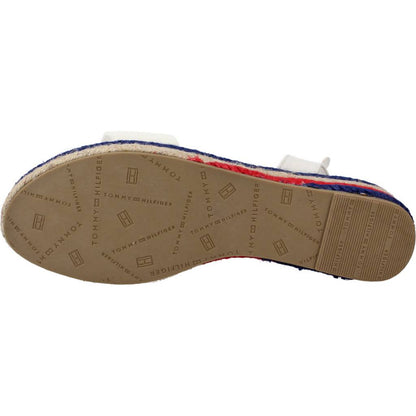 TOMMY HILFIGER ROPE WEDGE SANDAL en color BIANCO  (6)