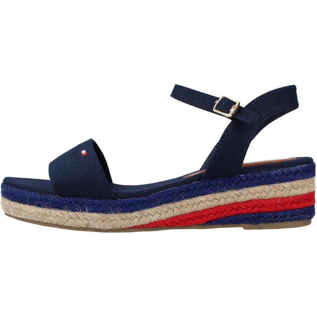 TOMMY HILFIGER ROPE WEDGE SANDAL en color BLUE  (2)