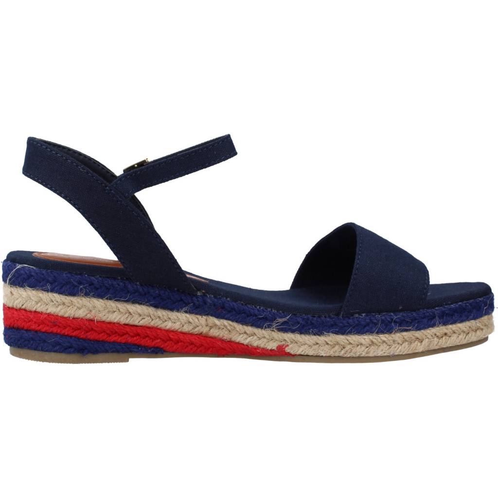 TOMMY HILFIGER ROPE WEDGE SANDAL en color BLUE  (4)