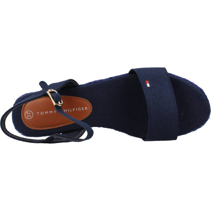 TOMMY HILFIGER ROPE WEDGE SANDAL en color BLUE  (7)