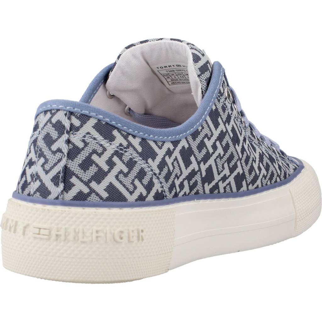 TOMMY HILFIGER SNEAKER LACE UP en color DENIM  (3)