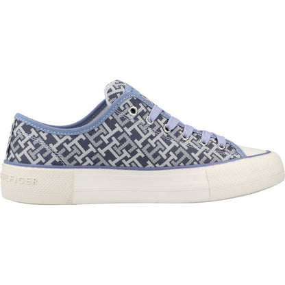 TOMMY HILFIGER SNEAKER LACE UP en color DENIM  (4)