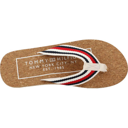 TOMMY HILFIGER CORK BEACH SANDAL en color AC  (7)