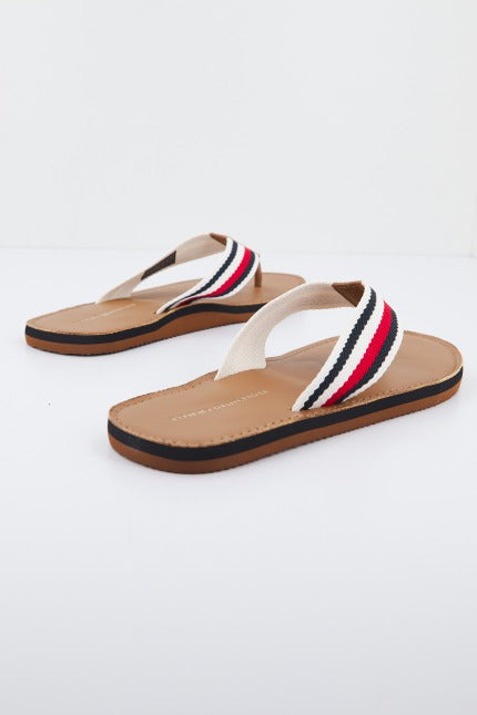 TOMMY HILFIGER LEATHER BEACH SANDAL en color GU  (3)