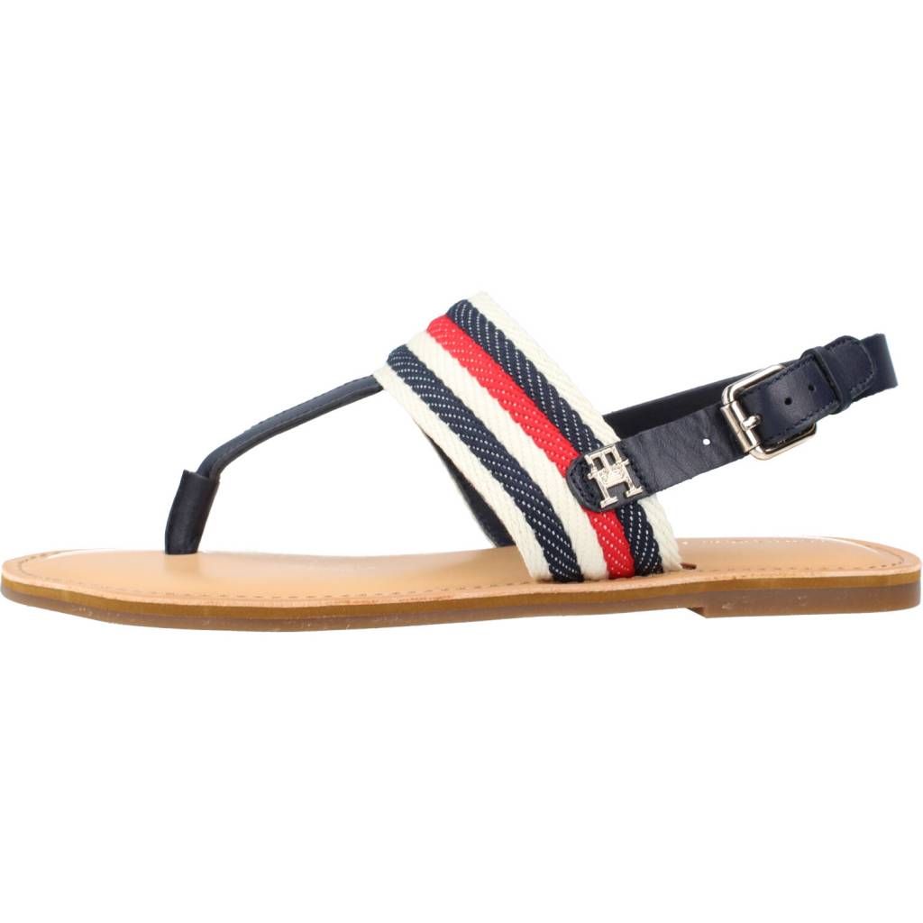 TOMMY HILFIGER FLAT SANDAL CORPORAT en color DW  (2)