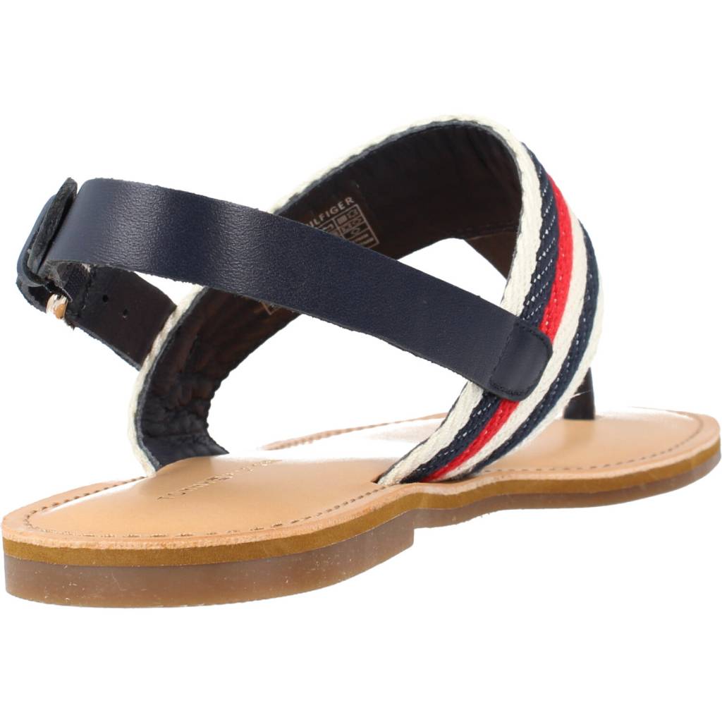 TOMMY HILFIGER FLAT SANDAL CORPORAT en color DW  (3)