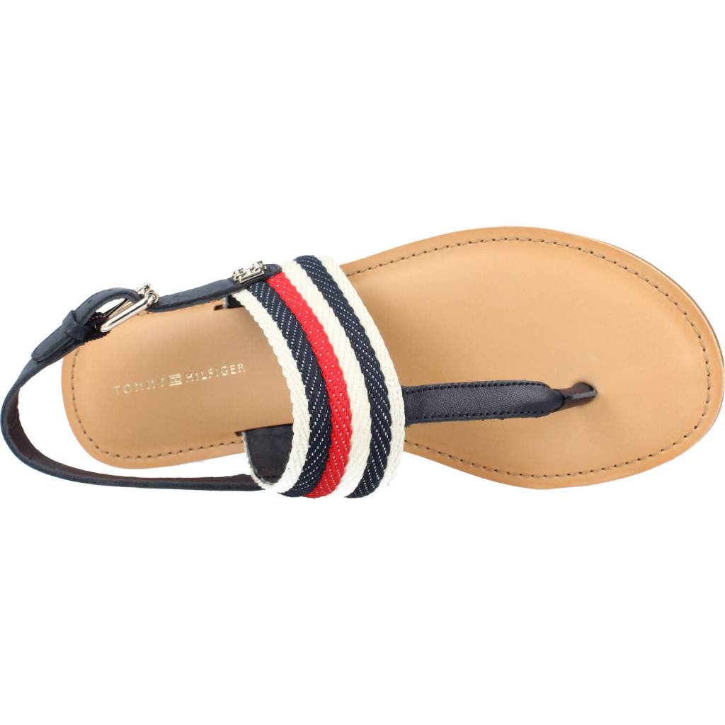 TOMMY HILFIGER FLAT SANDAL CORPORAT en color DW  (7)