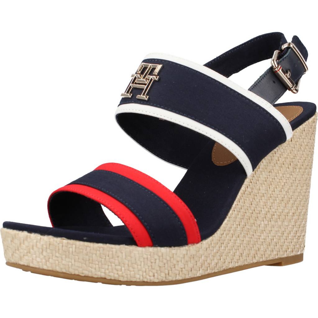 TOMMY HILFIGER RWB FEMININE WEDGE en color GY  (1)