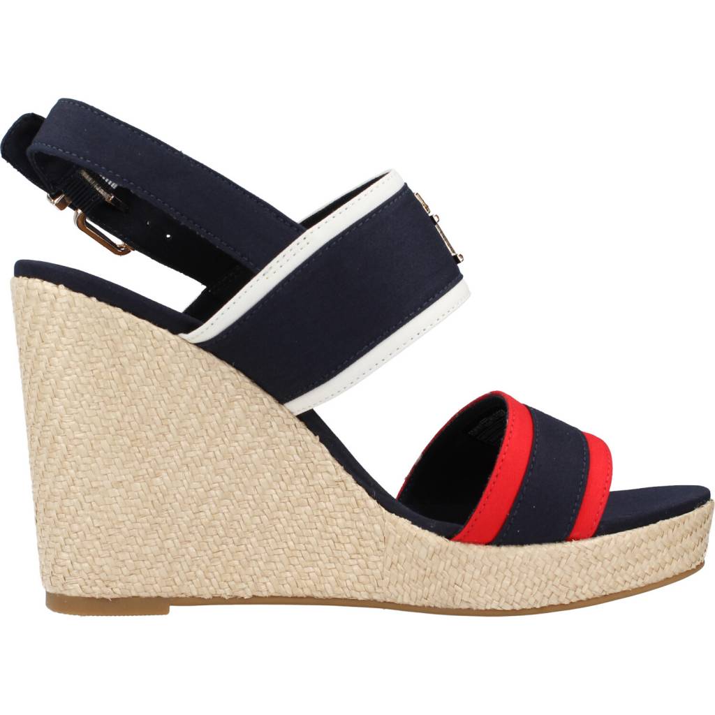 TOMMY HILFIGER RWB FEMININE WEDGE en color GY  (4)