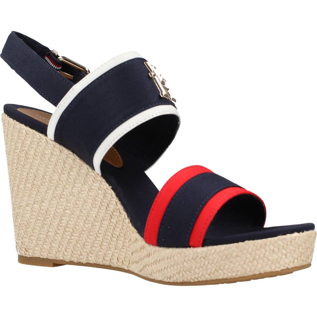 TOMMY HILFIGER RWB FEMININE WEDGE en color GY  (5)