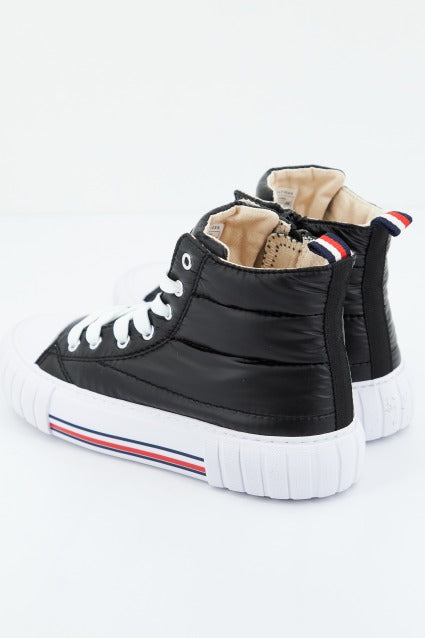TOMMY HILFIGER HIGH TOP LACE-UP SNE en color BLACK  (3)