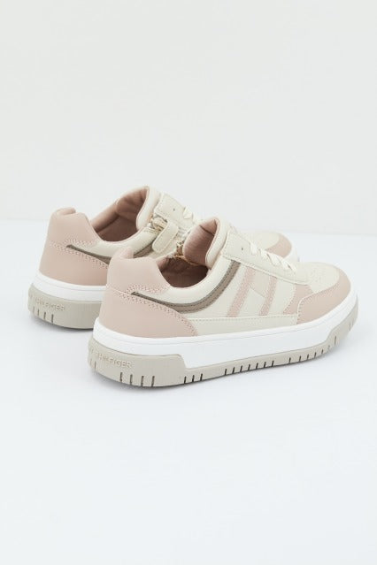 TOMMY HILFIGER LOW CUT LACE-UP SNEA en color PNKBGE  (2)