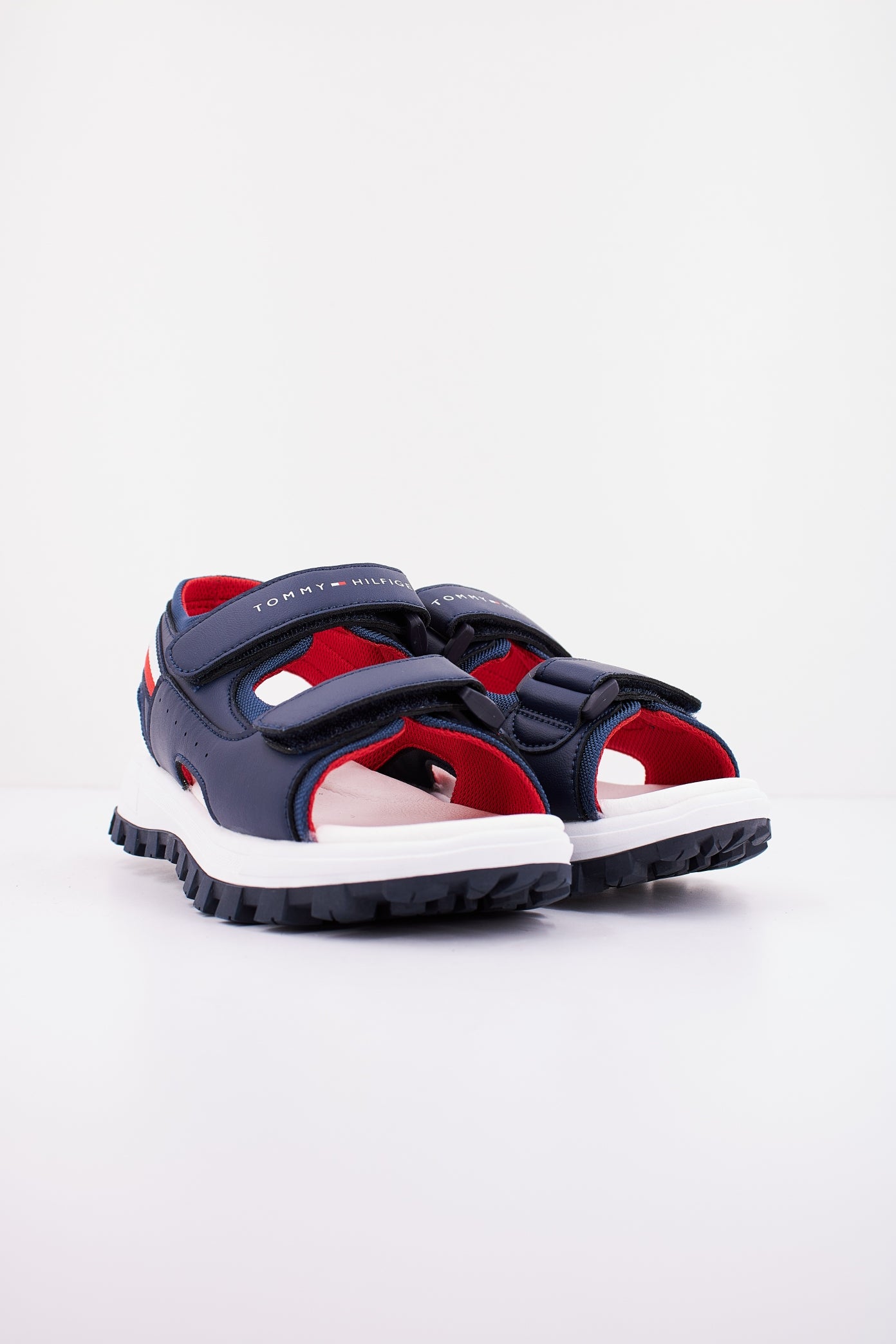 TOMMY HILFIGER SANDALO STRIPES VELC en color BLUE  (2)