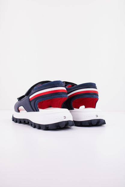 TOMMY HILFIGER SANDALO STRIPES VELC en color BLUE  (3)