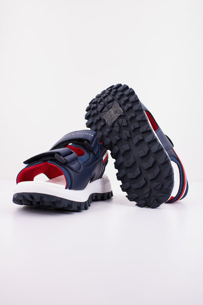 TOMMY HILFIGER SANDALO STRIPES VELC en color BLUE  (4)