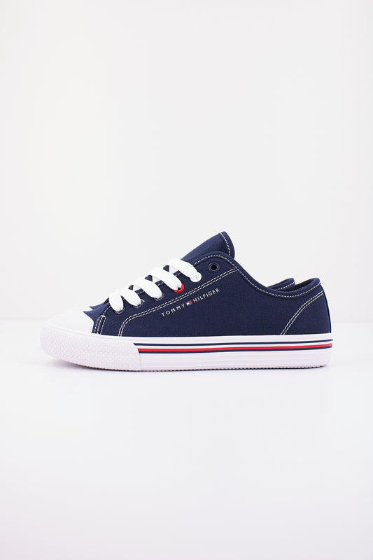 TOMMY HILFIGER SNEAKER BASSA ALLACC en color BLUE  (1)
