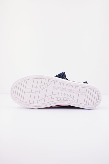 TOMMY HILFIGER SNEAKER BASSA ALLACC en color BLUE  (4)