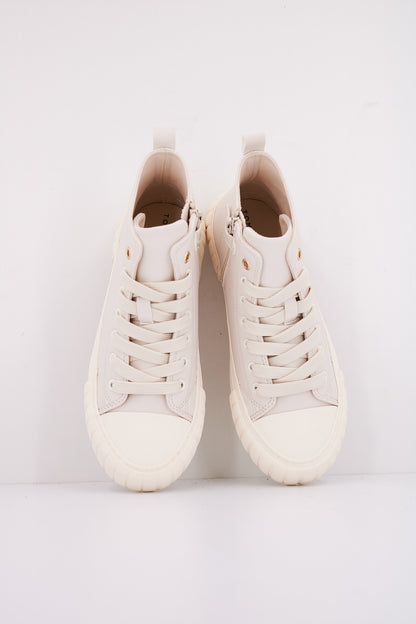 TOMMY HILFIGER HIGH TOP LACE-UP SNE en color IVORY  (3)