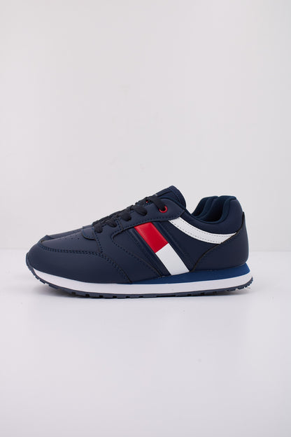 TOMMY HILFIGER LOW CUT LACE-UP  en color BLUE  (1)