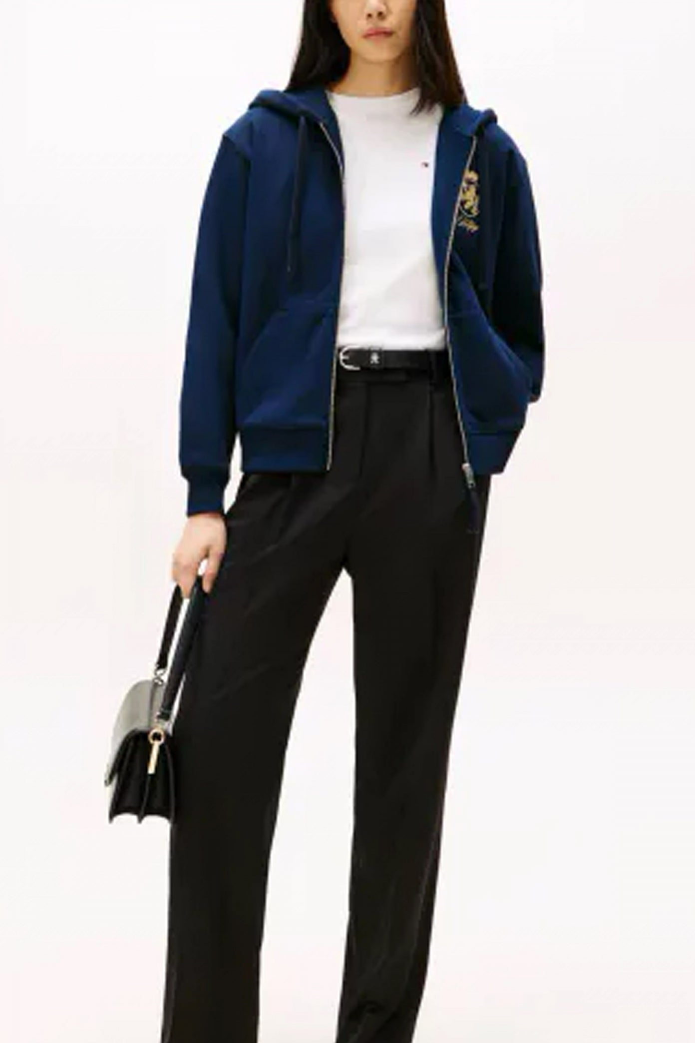 TOMMY HILFIGER GOLD CREST TERRY ZIP en color CG  (4)