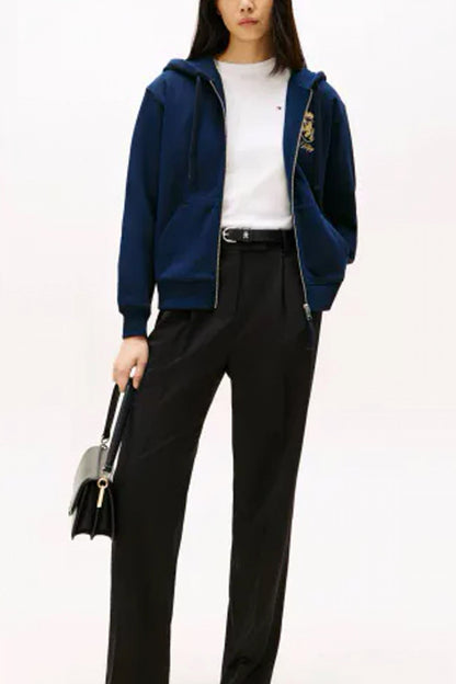 TOMMY HILFIGER GOLD CREST TERRY ZIP en color CG  (4)