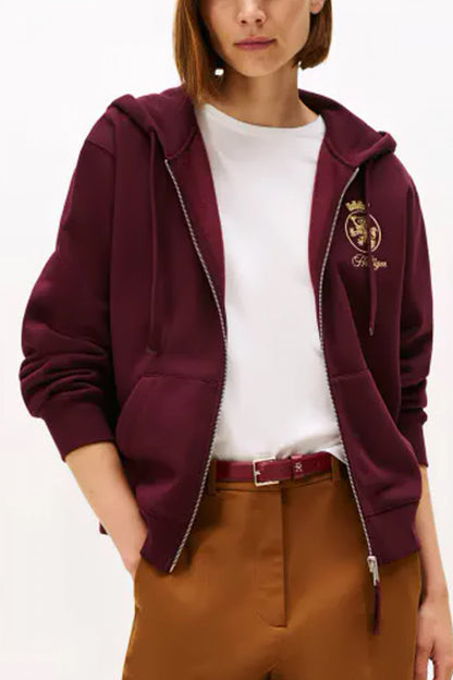 TOMMY HILFIGER GOLD CREST TERRY ZIP en color XIH  (1)