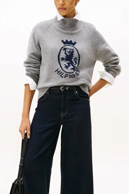 TOMMY HILFIGER  WOOL BLEND GRAPHIC  en color P  (3)