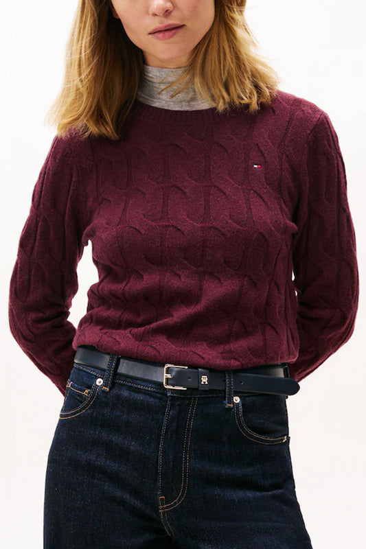 TOMMY HILFIGER  SOFT WOOL CABLE C-N en color XIH  (1)