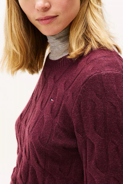 TOMMY HILFIGER  SOFT WOOL CABLE C-N en color XIH  (4)