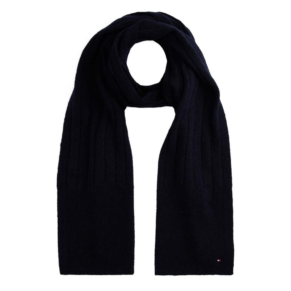 TOMMY HILFIGER TH FLAG FLUFFY SCARF en color DW  (1)