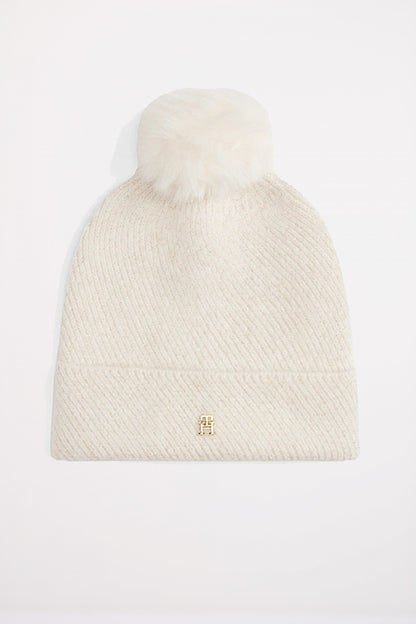 TOMMY HILFIGER POM POM BEANIE en color YA  (1)
