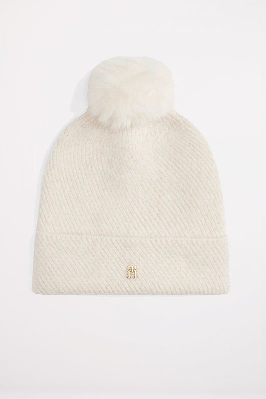 TOMMY HILFIGER POM POM BEANIE en color YA  (1)